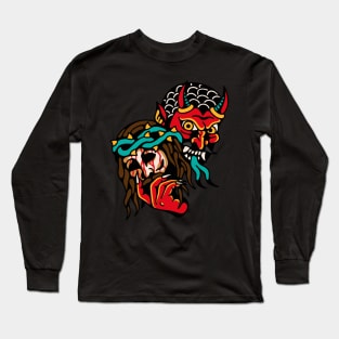 Devil jesus mask Long Sleeve T-Shirt